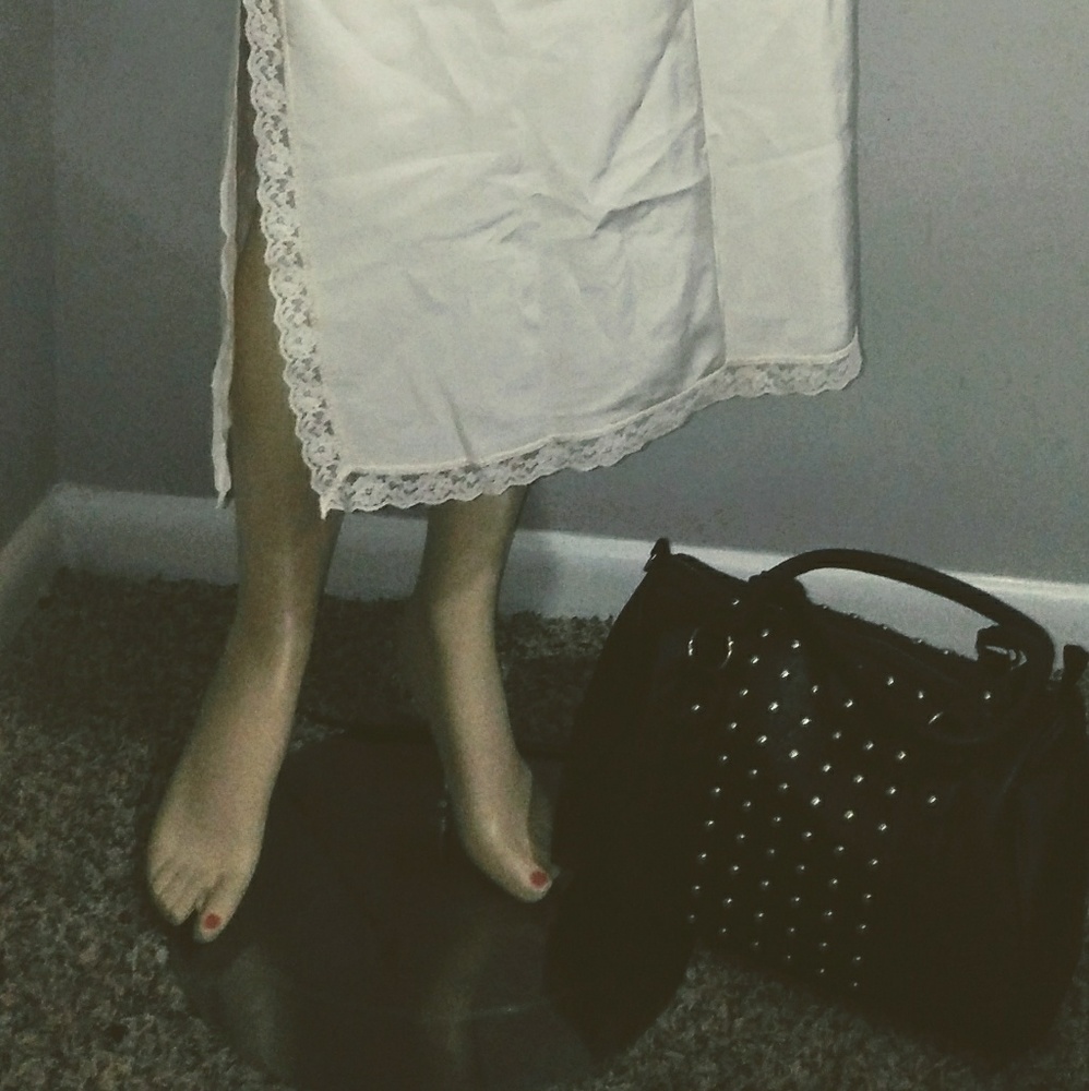 Vintage knee length slip